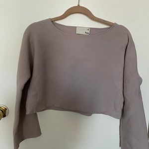 Lavender Wilfred Free, Aritzia cropped Sweater